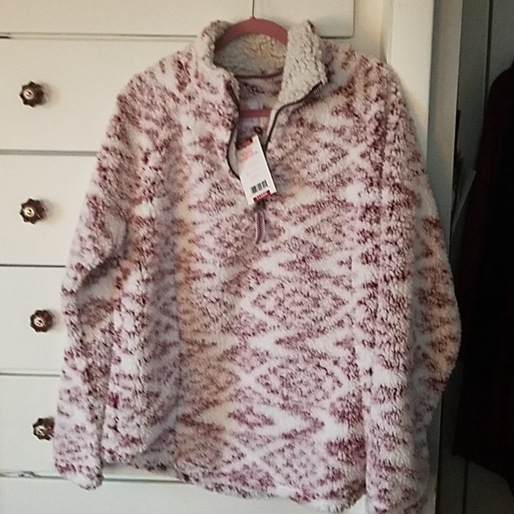 Cozy Sherpa top Nwt.  New Xl